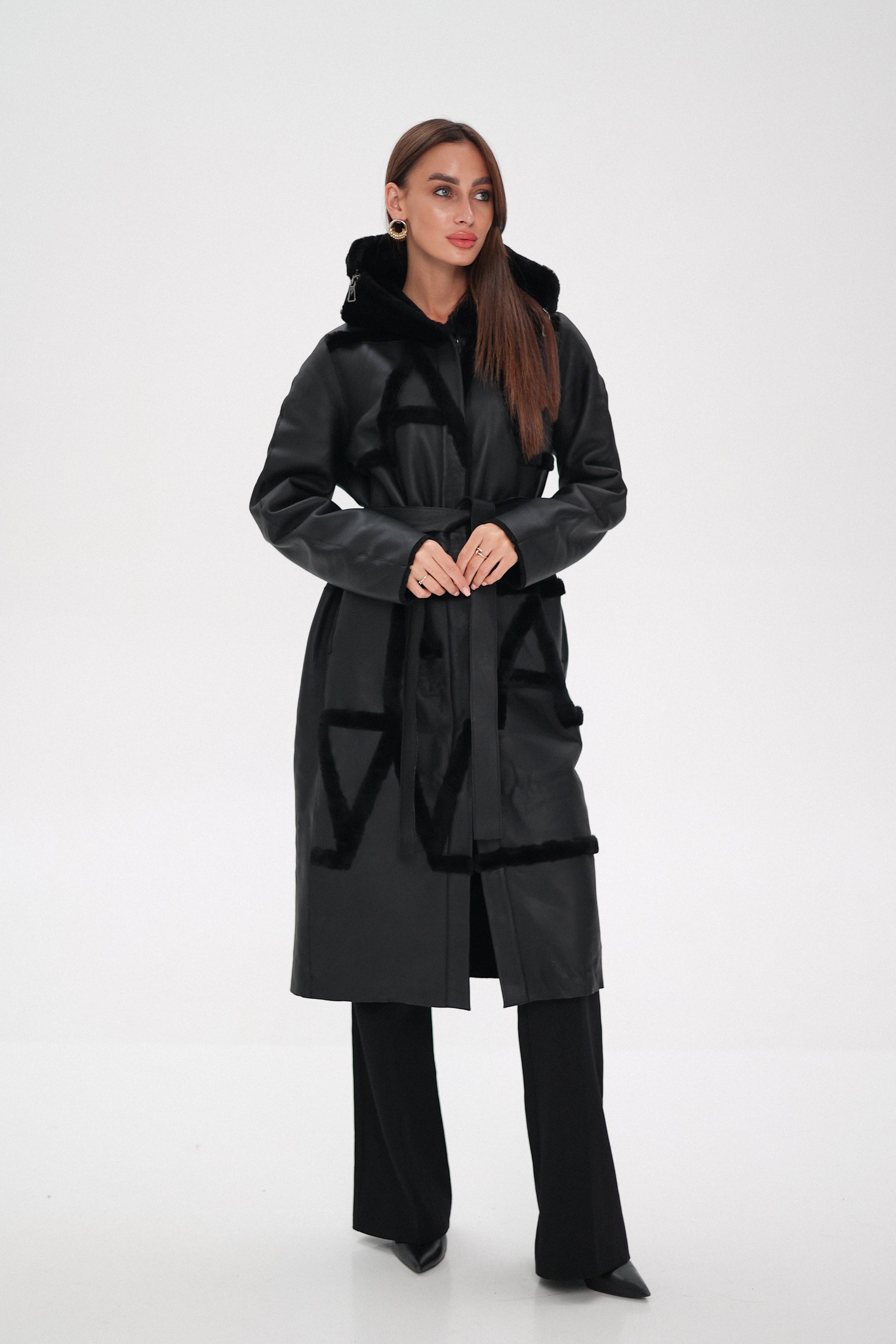 Genuine Shearling Lamb Leather ⇆ Reversible Coat – Alaska