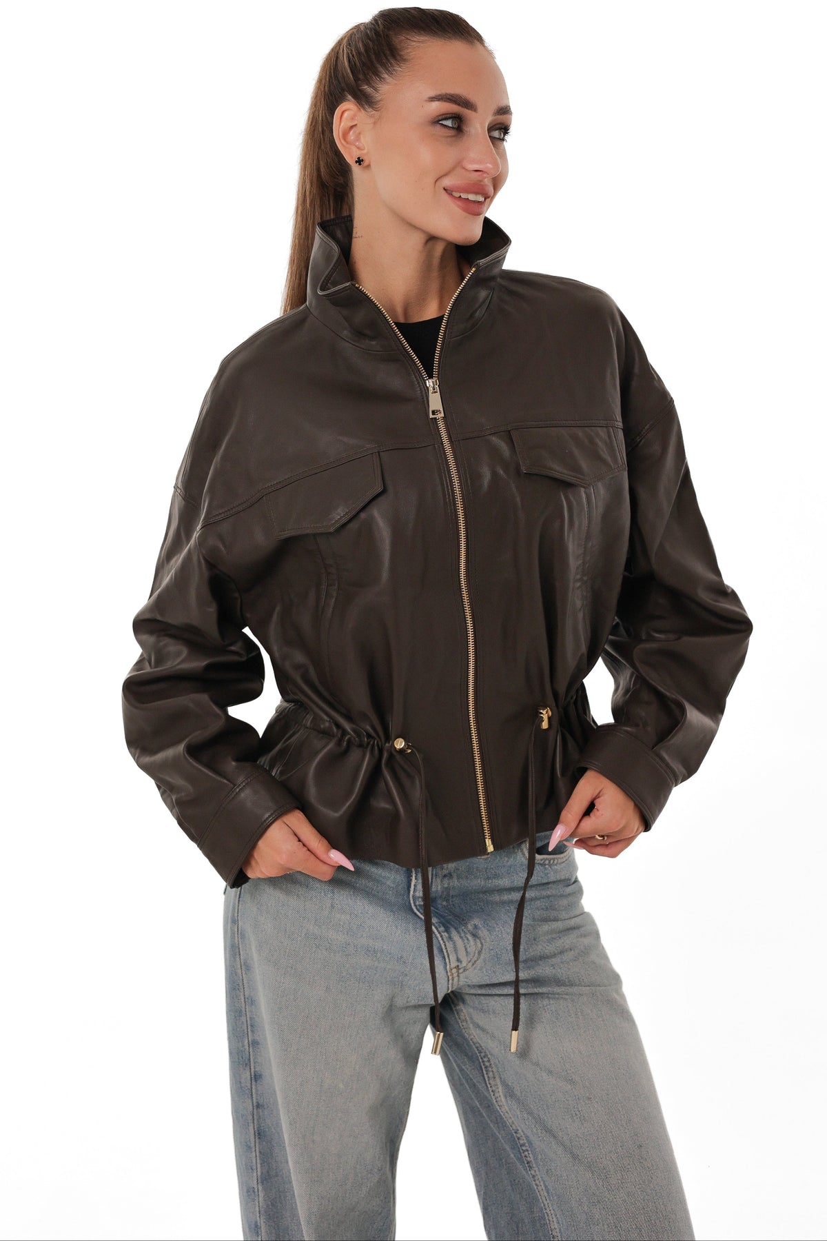 Skyler Genuine Lamb Leather Jacket