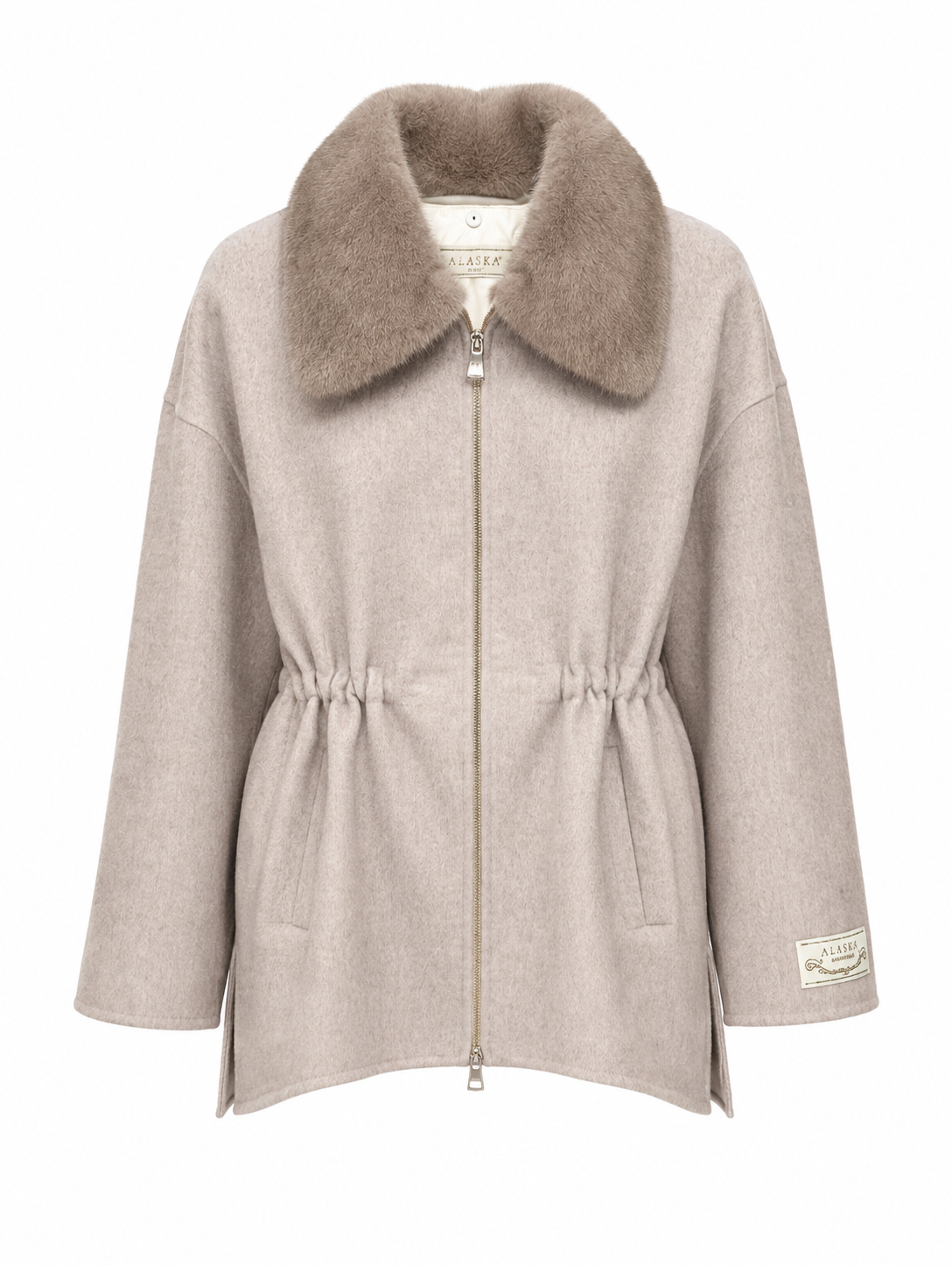 Davis Genuine Mink Collar Coat