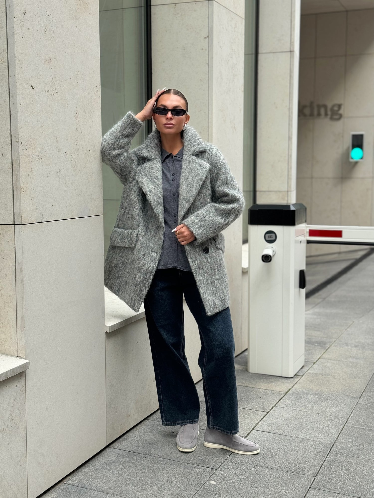 Pre-Order. Ships October 27. Stanford Mohair Wool Midi Coat