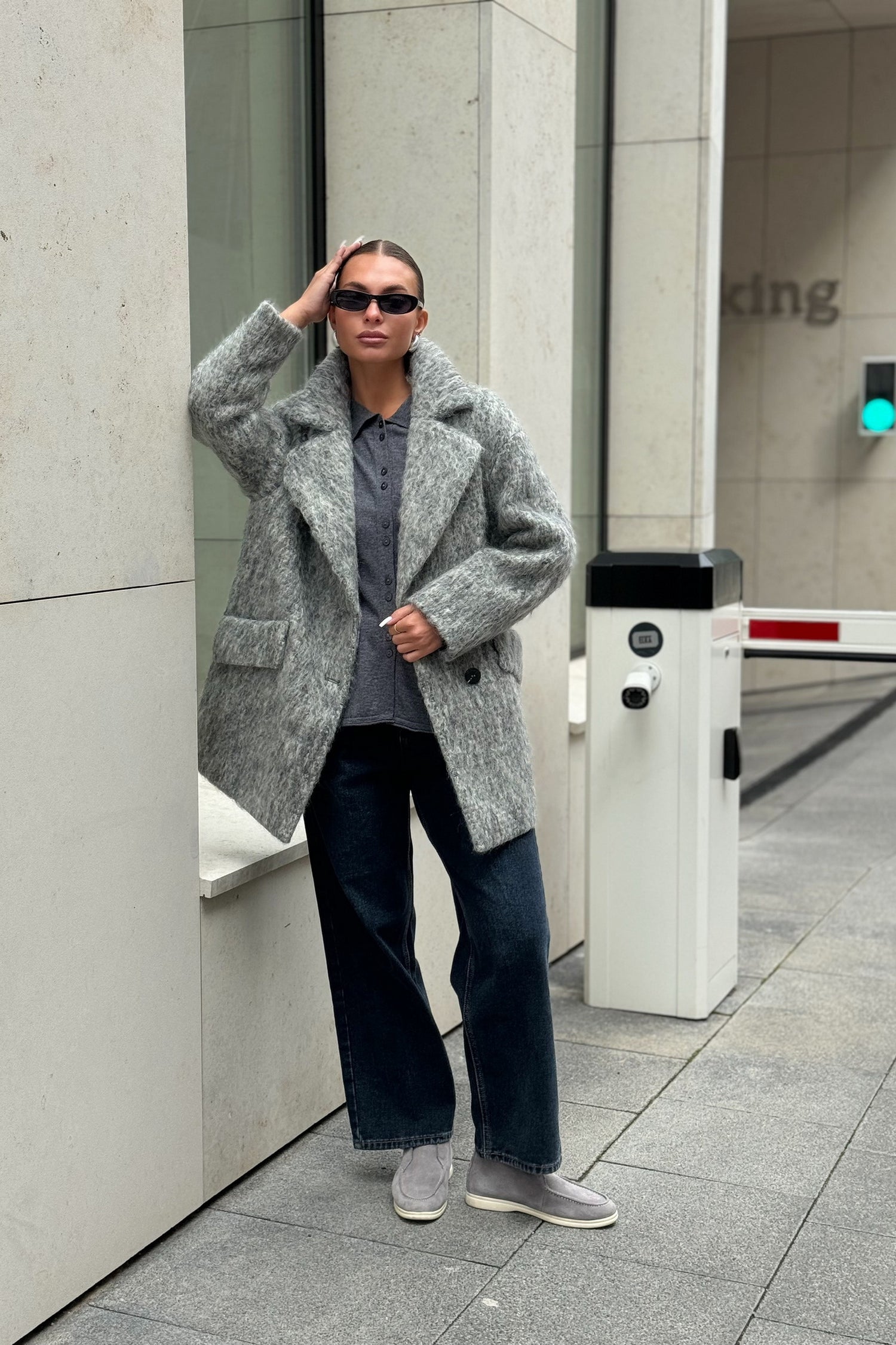 Pre-Order. Ships October 27. Stanford Mohair Wool Midi Coat