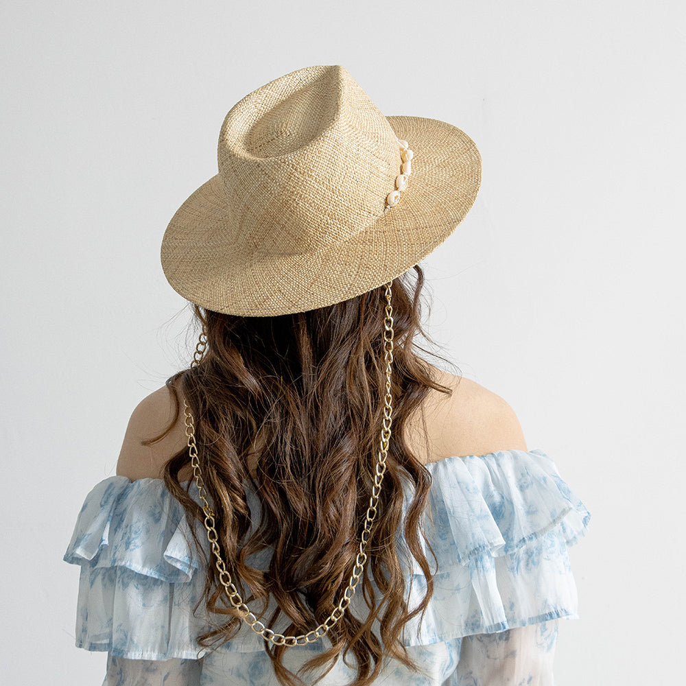 Coastal Charm Fedora Gold Chain