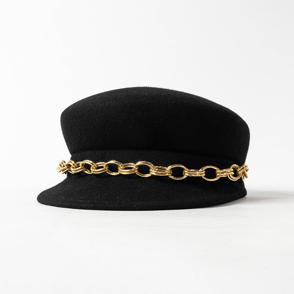 The Baker Boy Australian Wool Cap in Black