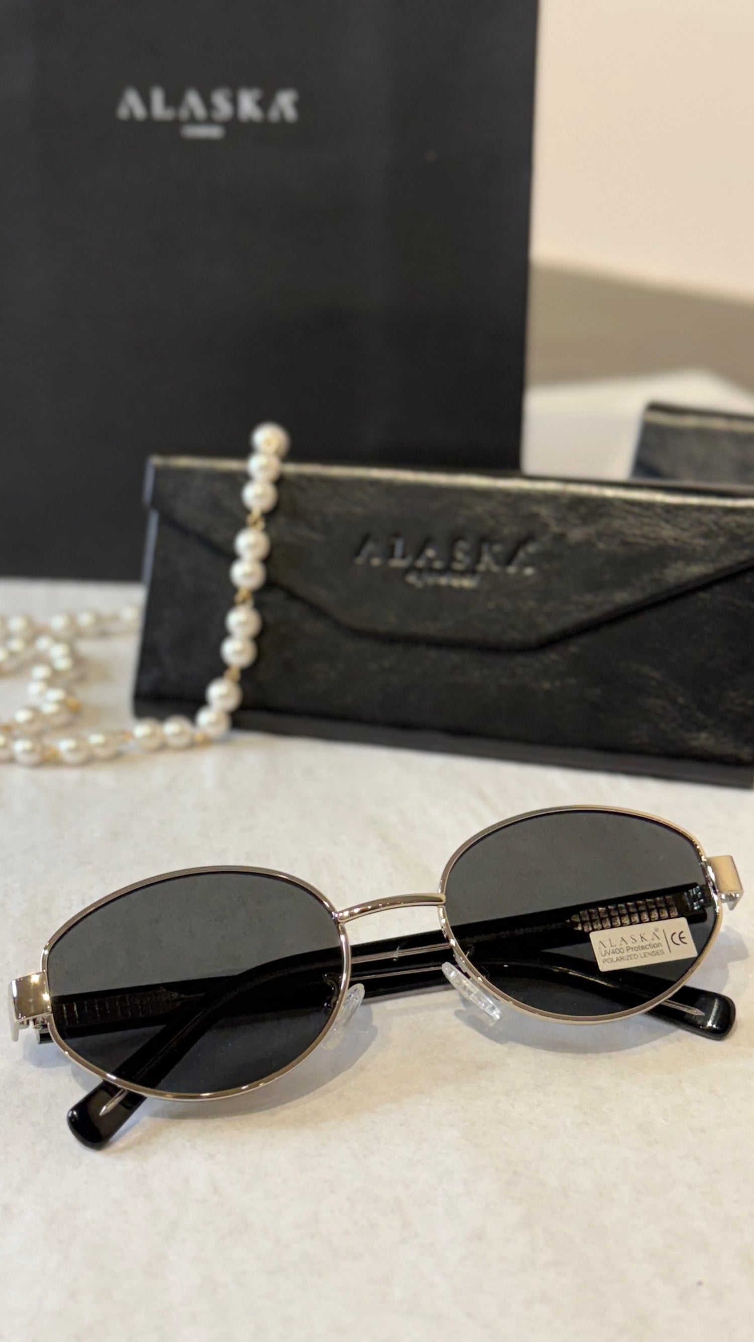 Cecilia Sunglasses Silver/Black