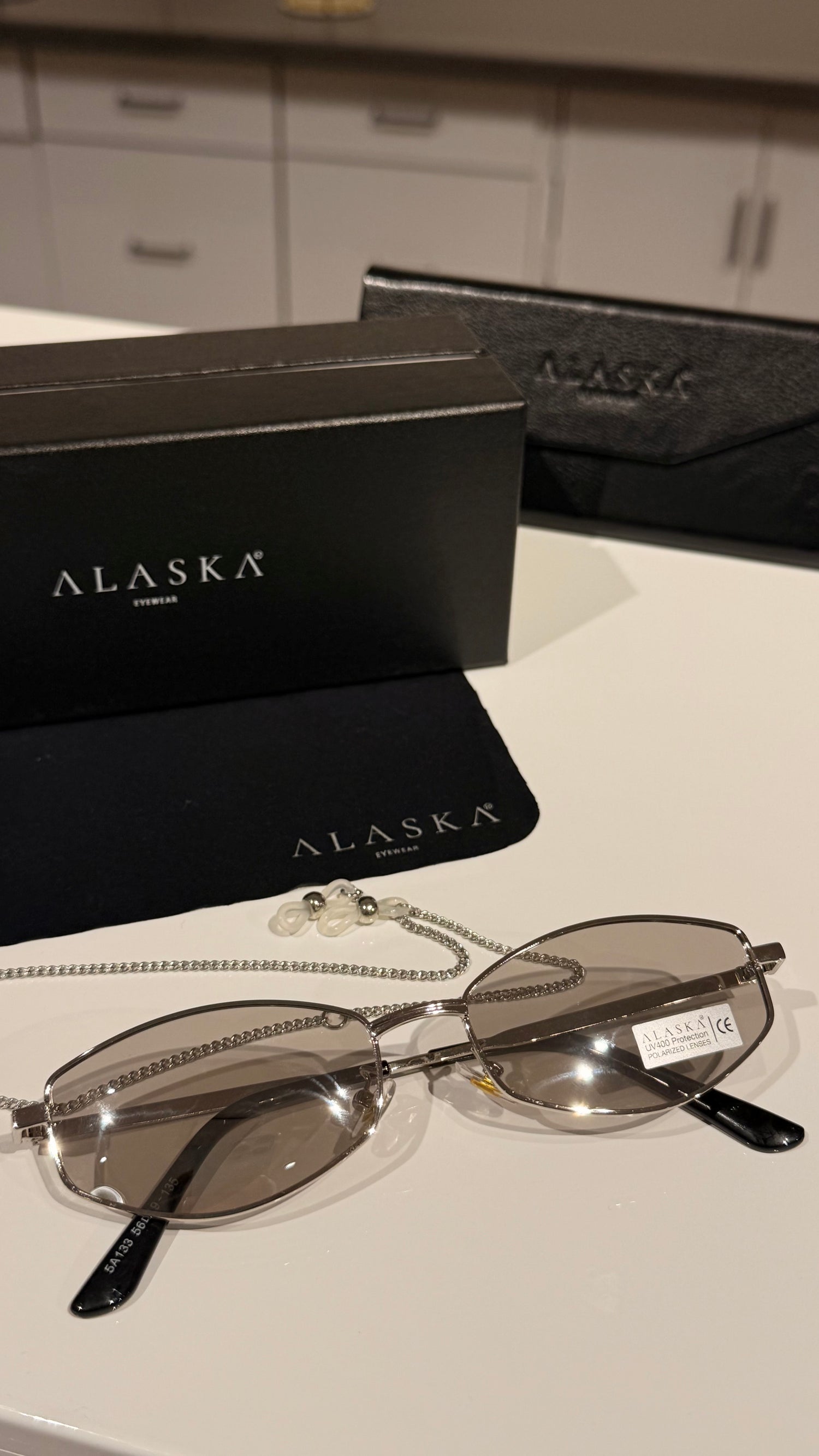 Kira Polarized Sunglasses Silver/Mirror