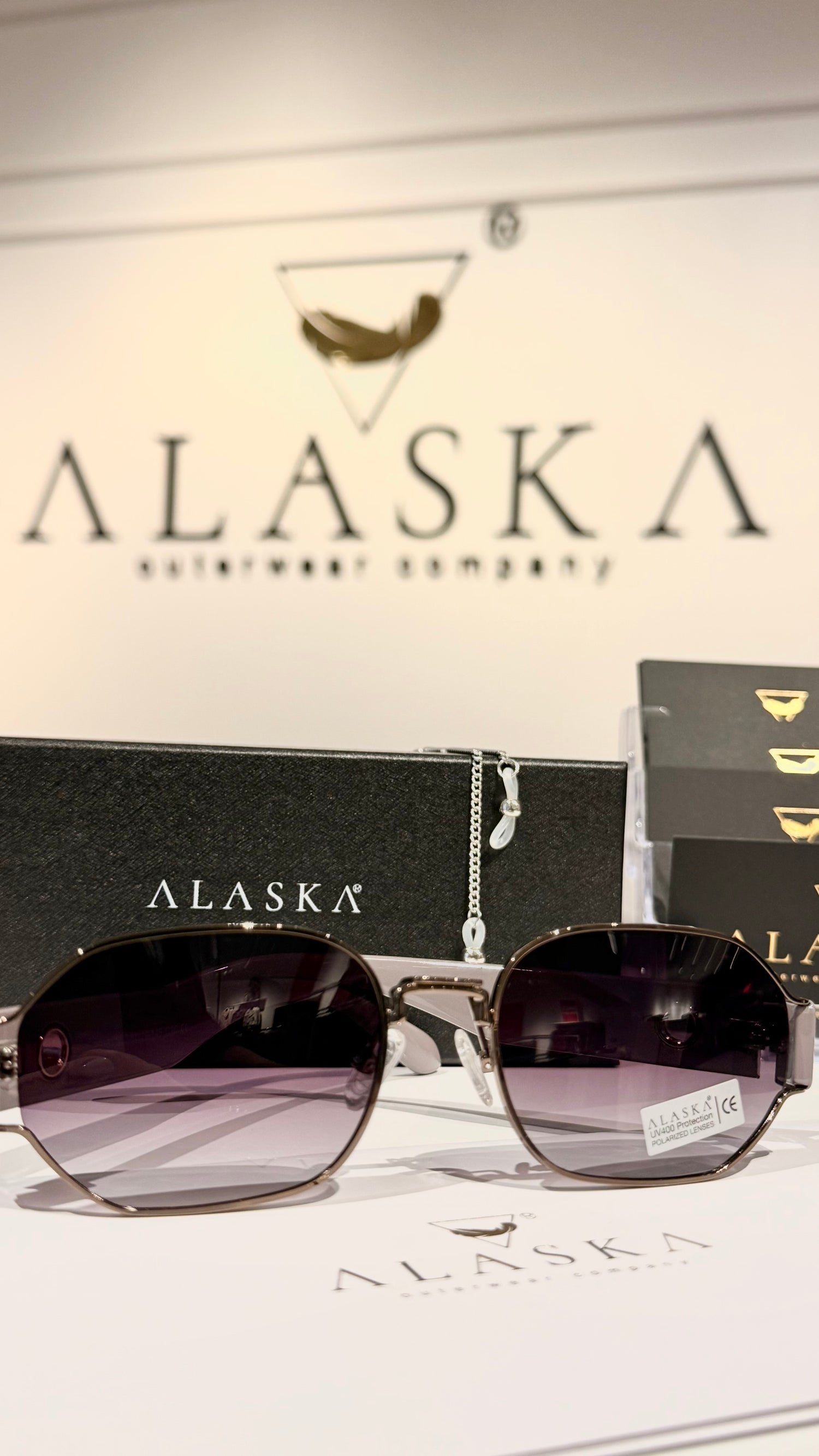 Chester Sunglasses Bronze/Purple Gradient
