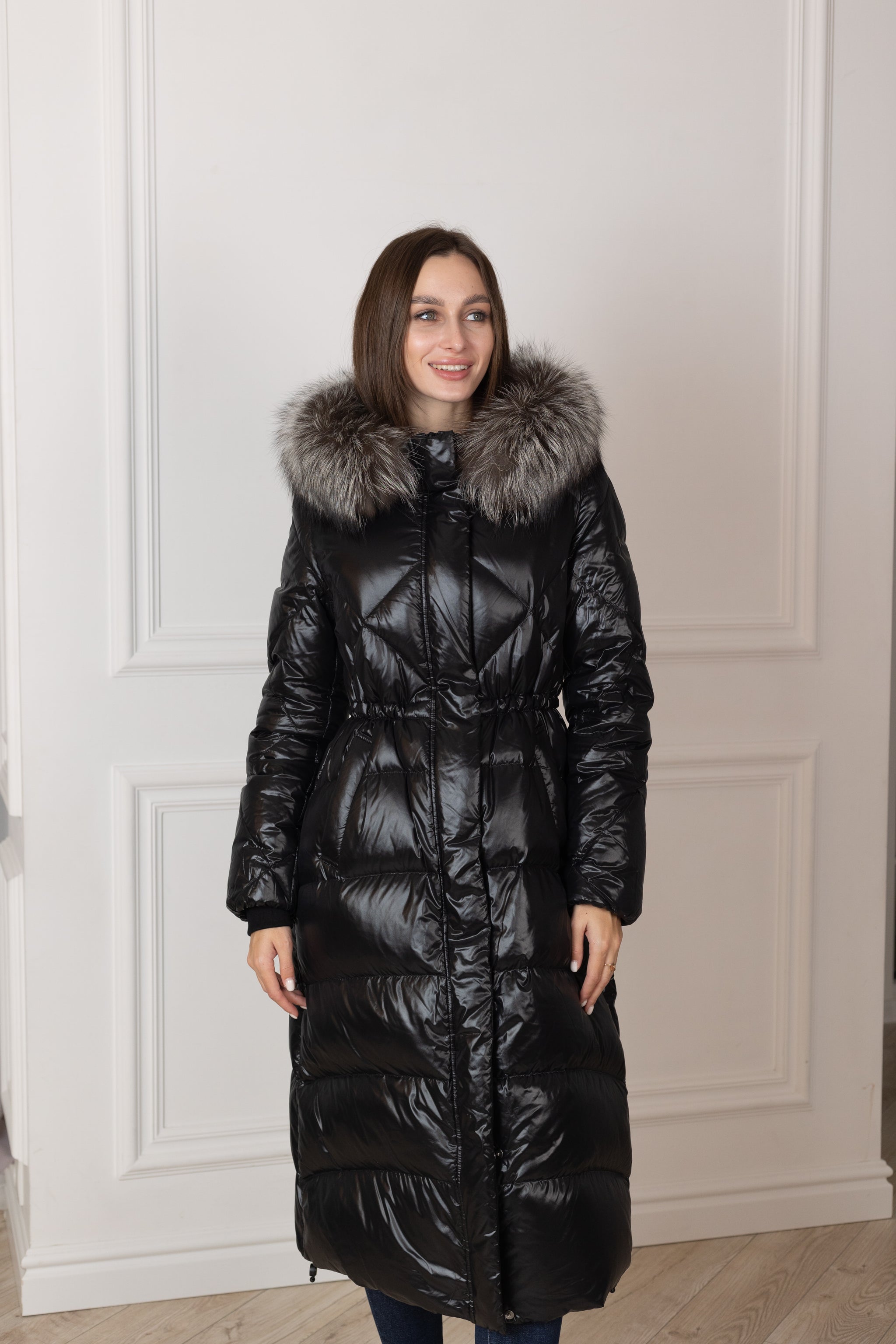 Genuine Silver Fox Fur Trim Down Fill Coat – Alaska® Outerwear Company