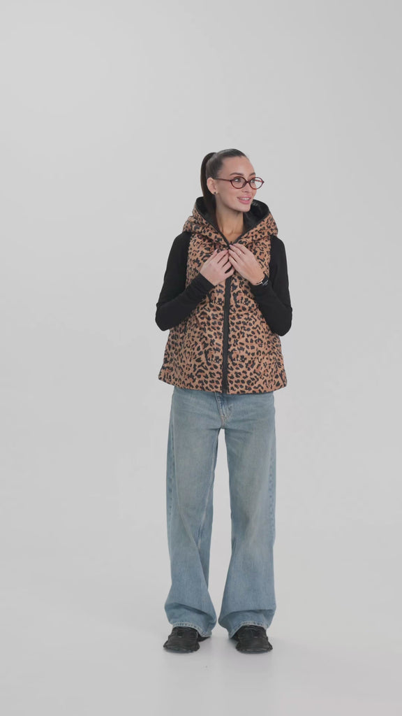 ⇆ Reversible Light Insulated Vest Black | Leo – Alaska® Outerwear