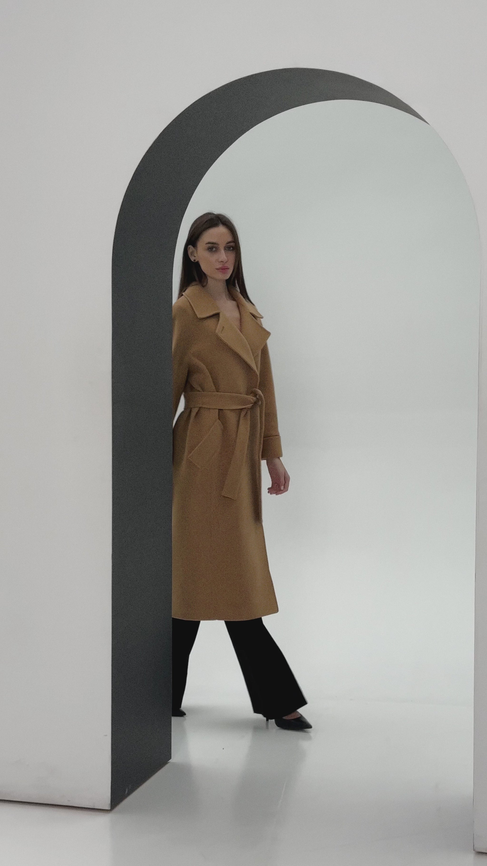☆High-Quality Cashmere Blend☆AMACA x PONTETORTO Stand Collar