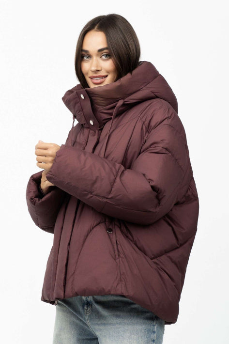 Burgundy Crush Insulated Bio-Down Jacket