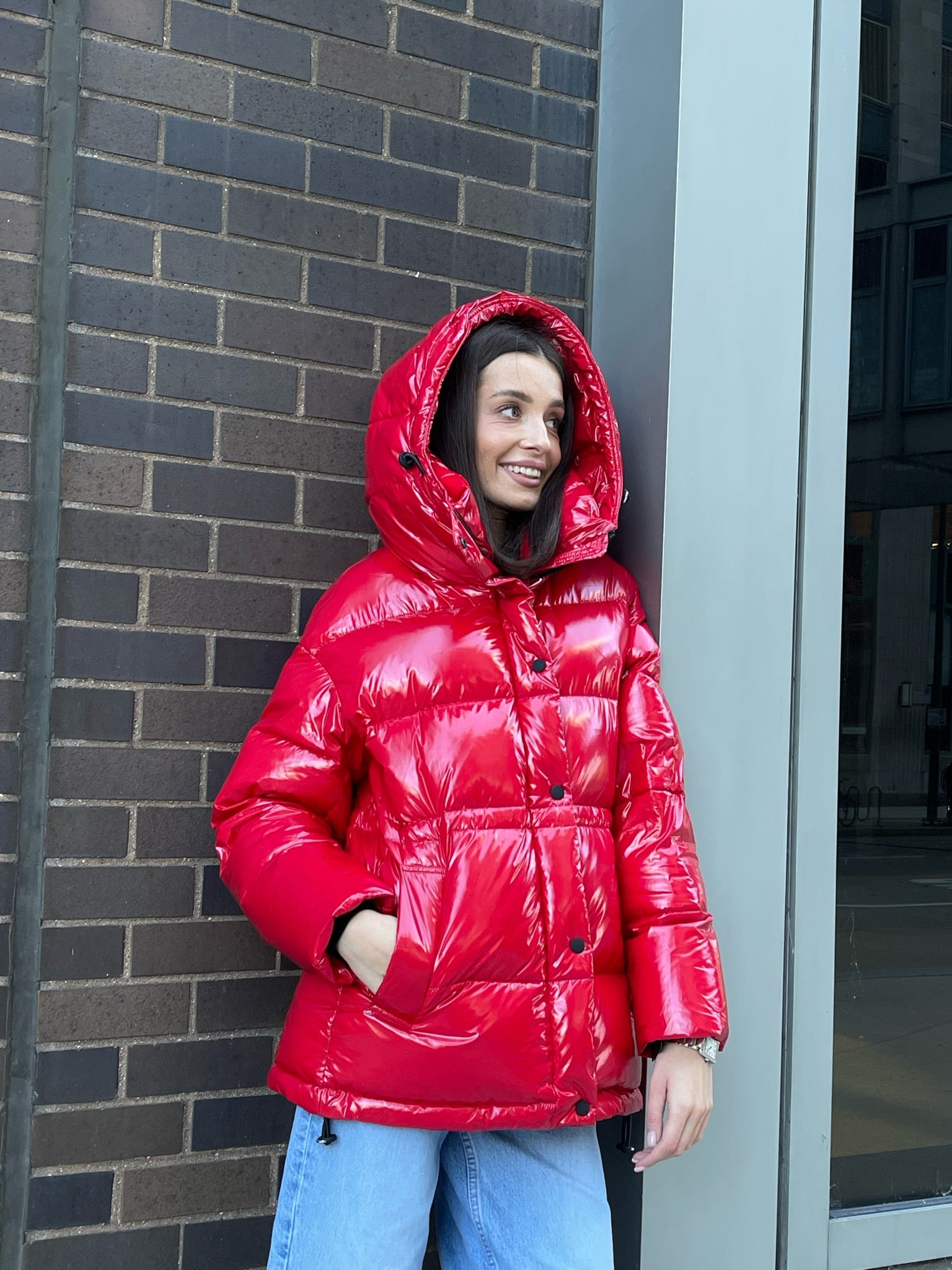 Gia Laqué Premium Down Hooded Jacket – Alaska® Outerwear Company