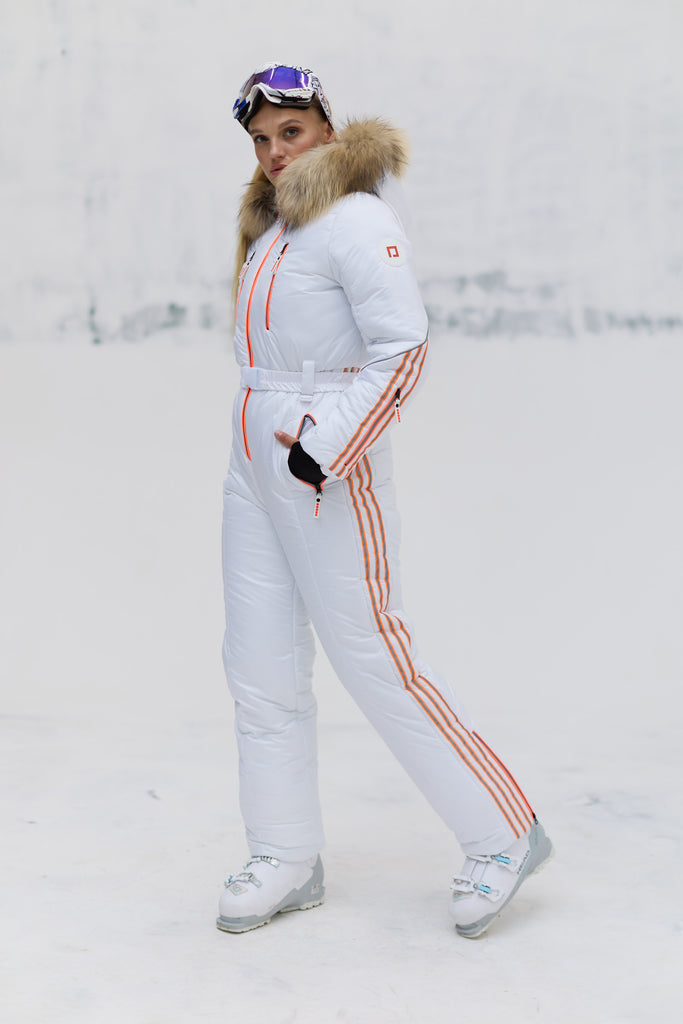 Ski/Snowboard Fur Trim Suit