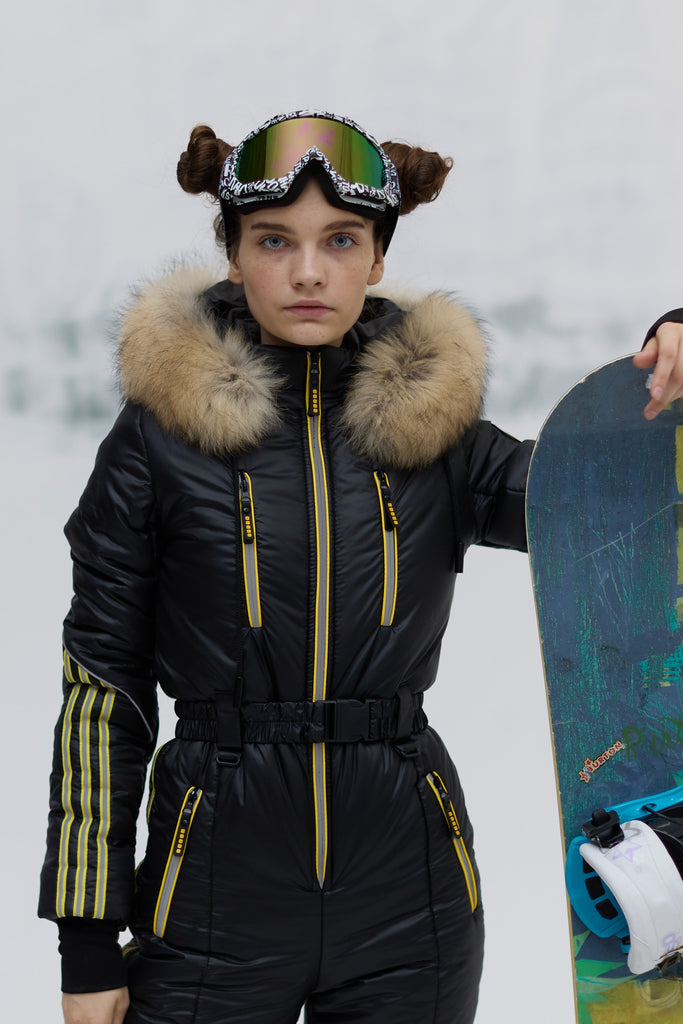 Ski/Snowboard Fur Trim Suit