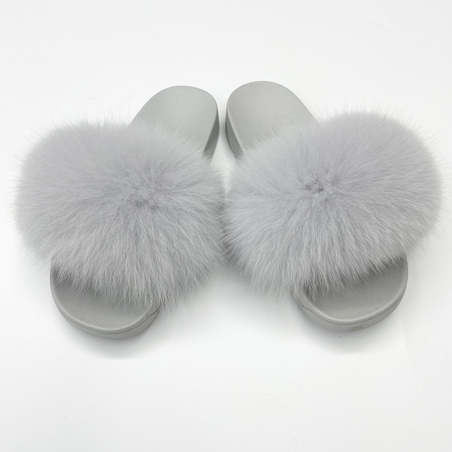 Light Gray Polar Fox Slides