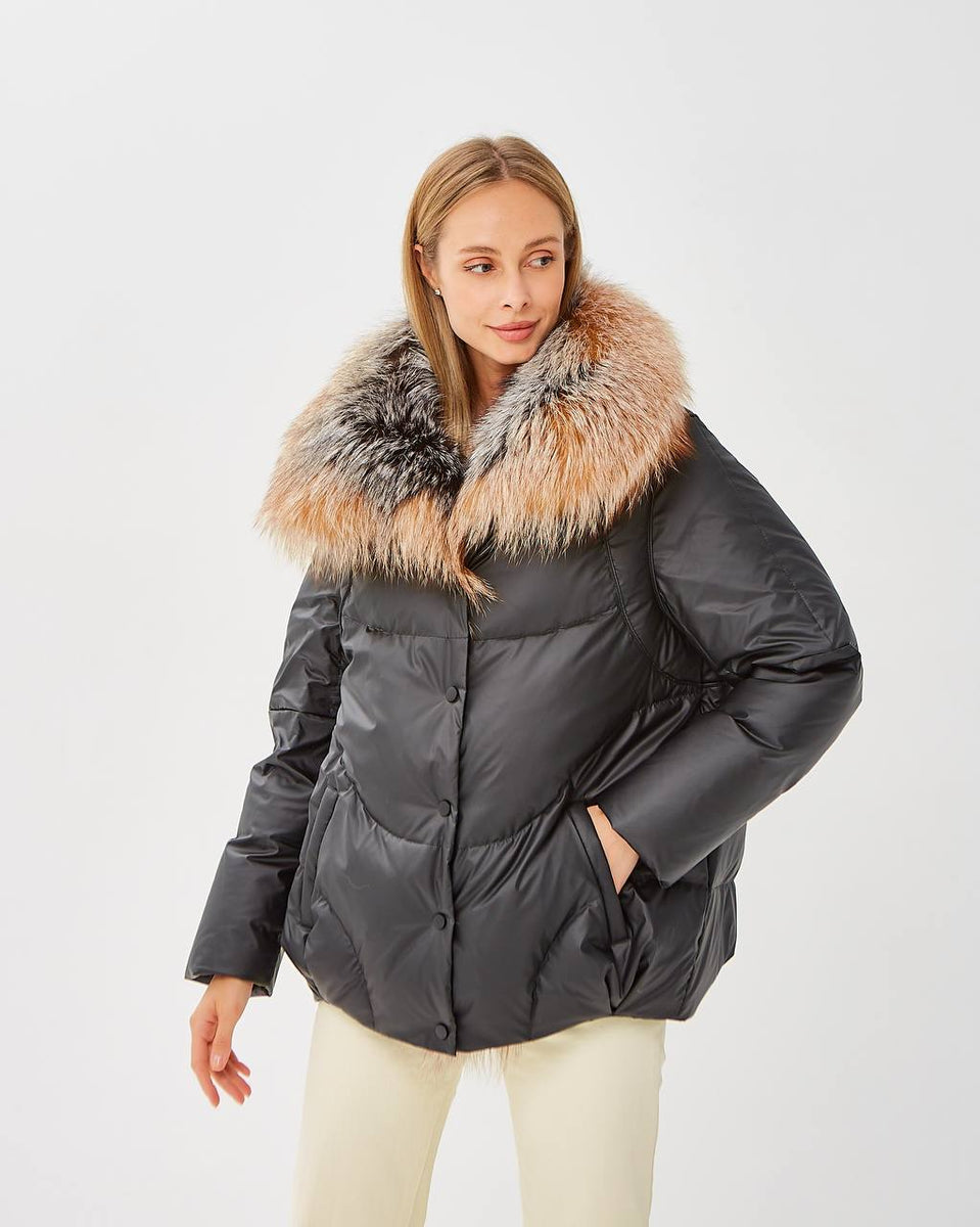 Genuine Silver Fox Fur Down Fill Parka – Alaska® Outerwear Company