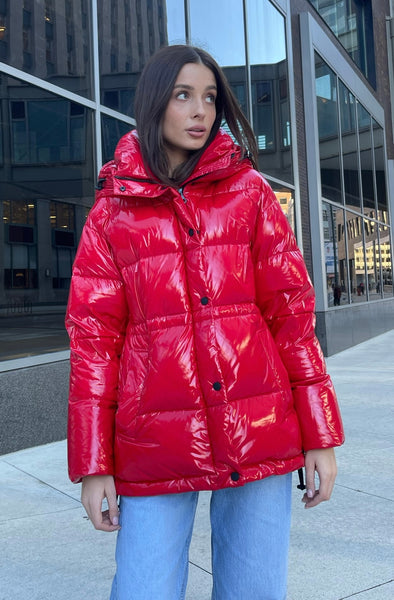 Gia Laqué Premium Down Hooded Jacket – Alaska® Outerwear Company